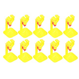 10Pcs Chicken Nipple Drinker with Cup 20ml Integrated Automatic Drinking Bowl Poultry Accessory V1294-YM0901-3111210291611