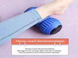 Rechargeable Electric Massage Roller Vibrating Silicone Yoga Ball Muscle Relief V1308-DSZKI-911