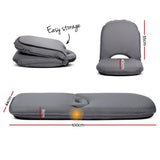 Artiss Floor Lounge Sofa Camping Chair Grey FLOOR-CAMP-0156R-GY