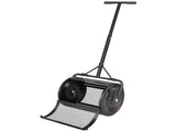 Compost Spreader, 42 cm Wide Peat Moss Spreader with T Shaped Handle, 3 Heights Adjustable, V952-GTSBJHSFMTCGW6C4X001V0