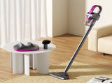 Purple 3-Head Cordless Handheld UV Mite Remover Set with Floor Mite Head - 11KPA Powerful Suction V888-ELOSUNG45256