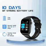Smart Watch 1.83-Inch Screen Wireless Call Wireless Music Voice Control Sports - White - Size 001 V1106-960-65582-WHT-001