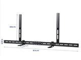 Universal Adjustable TV Soundbar Bracket Soundbar Mount Holder Wall 2Way Install V767-U-360B
