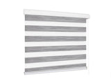 Marlow Blackout Zebra Roller Blind Curtains 90x210 Grey CD1015-90X210-GY