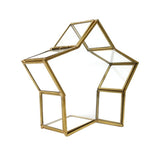Unique Wish Bottle Golden Glass Packing Box for Preserved Flowers and Decor 1Pc V1369-AZ3-W-15685