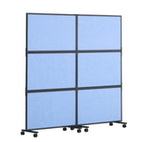 Acoustic Room Divider Partition Panel Privacy Screen 2 Pack Indigo Blue V952-LDSGYPF7266IDIWPSV0