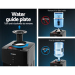 Devanti Water Cooler Dispenser Stand 22L Bottle Black w/2 Filter WD-5312-22BP-2FT-BK