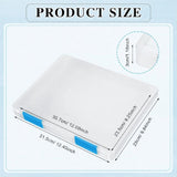 6 Pcs Clear A4 File Box Document Plastic Storage Box Case Board Containers Magazine Protector File V1369-AZ3-W-11714