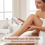 4-in-1 women's hair removal, electric epilator, shaver, foot file, trimmer, USB rechargeable, IPX6 V1347-111-56672-ROS-L