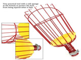 2PCS Fruit Picker Basket Steel Orange Tree Fruit Catcher Basket with Adjustable Clamp for 1.18 Inch V1294-YM0901-181207LY0445