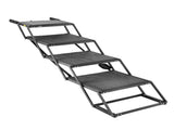 Dog Stairs for Car, 4 Steps Extra Wide Foldable Dog Ramp for Large Dogs with Non-Slip Surface, V952-KZDGLTEKJCDJEVRSN001V0