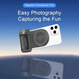 Magnetic Phone Photography Grip Compatible with iPhone & Android, 360&deg Fill Light with Bluetooth V1232-SJPZSB001