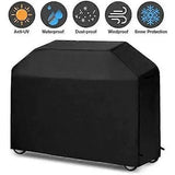 Grill Cover Waterproof Oxford Fabric Weather Resistant Dustproof for Outdoor BBQ Grill Black 170 x V1189-LC-HW-00450