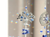 3pc Evil Eye Crystal Sun Capture Pendant Suitable for Home Window and Garden Hanging V1102-EMZS-001