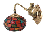 Turkish Wall Sconce Glass Iron 60W E27 E26 Hardwired Decorative Mosaic Wall Lamp for Living Room V1294-YM0901-3119240097711