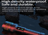 Rechargeable LED Flashlight - Military Flashlight - 5000 lumens - 26650 rechargeable battery - 6 V1188-MS-313-0535