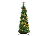 Jingle Jollys Pop Up Christmas Tree Pre Decorated Warm White LED 160cm PUT-XMAS-5IN-2