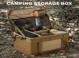Large Capacity Camping Cookware Organizer Bag, Outdoor BBQ Utensil Storage with Handle V1308-DSZKI-2736