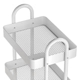 Artiss Storage Trolley Kitchen Cart 4 Tiers White STR-B-4T-100-WH