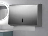 Wall Mounted Paper Towel Dispenser Stainless Steel Toilet Tissue Holder Dispenser Box for Bathroom V1294-YM0901-3117240177811