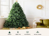 Jingle Jollys Christmas Tree 2.1M Xmas Tree Decorations Pine Needles 1584 Tips XM-TR-FULL-7F-PINE