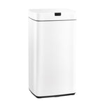 Devanti 45L Motion Sensor Bin Rubbish Automatic White SB-45L-S23-WH