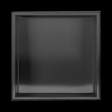 336 x 336 x 101mm Shower Niche Single Shelf Organizer No Tile Needed in Black V63-900671