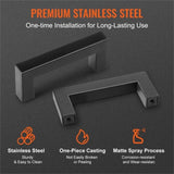 30 Pack Cabinet Pulls, 3in / 76mm Center to Center Slim Square Kitchen Cabinet Drawer, Stainless V952-CJLSBXGPS30PMEPXWV0