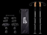 Mountview 2 Pcs Hiking Trekking Poles Walking Stick Adjustable Lightweight Grey UA0201-GY-AU