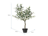Potted Artificial Pruned Olive Tree 120cm V637-84507TRE