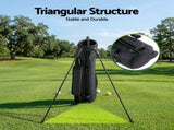 Everfit Golf Stand Bag Lightweight Sunday Pitch And Putt Bag Black GOLF-B-BAG-LIGHT-A-BK