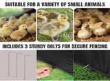Starter Kit with Chicken Playpen Brooder Box with Tent Waterer Feeder Bundles V1192-AZ-W-24983