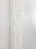 French Provincial Ornate Mirror - White - Medium 70cm x 170cm V292-MIRR-FRN009