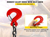 Chain Sling 5/16" X 10' Engine Lift Chain G80 Alloy Steel Engine Chain Hoist Lifts 3 Ton with 4 Leg V952-3MSGLT00000000001V0
