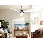 Devanti 48'' Ceiling Fan DC Motor w/Light w/Remote - White CF-B-48-310-WH