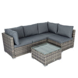 Outdoor Modular Lounge Sofa Bondi -Grey V264-OTF-507S-LGR