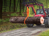 Log Skidding 45.7cm 2 Claw Log Lifting Heavy Duty Rotating Steel Lumber Skidding V952-YMQZQ18YC2ZK618WUV0