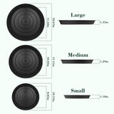 Tutuviw 3 Size Round Stepping Stone Mold,Cement Molds for Concrete,Plastic Concrete Molds for V1189-WXFWAL-20260319-00464