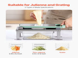 Vegetable Chopper Mandoline Slicer, All-in-1 Food Veggie Cutter with 8 Stainless Steel Blades, V952-JSSWQSJQDQSQRENNV002V0