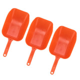 3pcs Plastic Feed Shovel Handheld Feeding Scoop Feed Ladle Portable Feeding Tool for Livestock V1294-YM0901-3111240237311