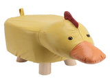 Cute Animal Footstool with Soft Padded Cushion and Prevent Slip Feet Small Footrest Stools for Kids V1294-YM0703-3116230004211
