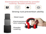 Gift Box Set of Orange 3/4" D-Ring Tow Shackle - Carbon Steel Bow Shackle with Nut & Cotter V888-ELOSUNG55594