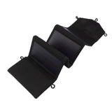 Solar Panel Folding Bag Dual USB Output Portable Foldable Solar Charger for Outdoor Camping Travel V1294-YM0703-3114230003611