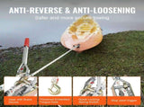 Rope Puller, 3/4 Ton Pulling Capacity, with 30.48 m of 15 mm dia. Rope, 2 Hook, Come Along Winch, V952-DLSJXQ34T100P5QJIV0
