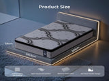 Levitex King Single Mattress 34 cm 5-Zone Pocket Spring with Latex & Memory Foam or Extra Lumbar & MATTRESS-LV-VELA-34-KS
