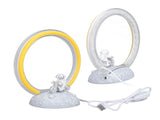 Small Night Lamp Yellow Mini Cute Astronaut LED Desk Light Home Bedroom Night Light Table Decoration V1294-YM0901-3119230119511
