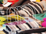 Iron Hat Display Stand Rack for Home Use, Table Storage Organizer, 1 Set V1366-AZ2-W-19615