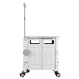 Emajin Shopping Trolley Cart 75L Foldable White ST-75L-PLA-WH