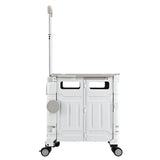 Emajin Shopping Trolley Cart 75L Foldable White ST-75L-PLA-WH