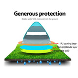 Weisshorn Pop Up Beach Tent Camping Hiking 3 Person Sun Shade Fishing Shelter TENT-C-BEA-TRI